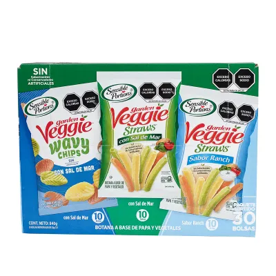 Sensible Portion Garden Mixed Veggie Snacks (30 pcs)