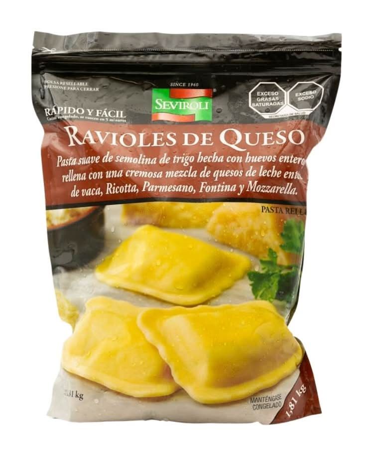 Seviroli Ravioli with Cheese 1.81kg (FROZEN)