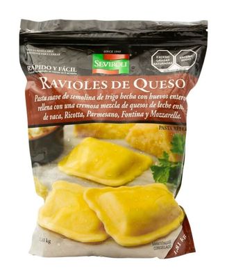 Seviroli Ravioli with Cheese 1.81kg (FROZEN)