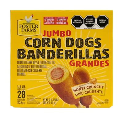 Foster Farms Chicken Corn Dogs - 28 pieces