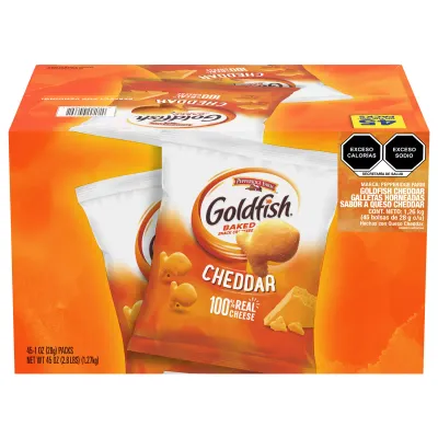 Goldfish Baked Cheddar Crackers - 45 pack