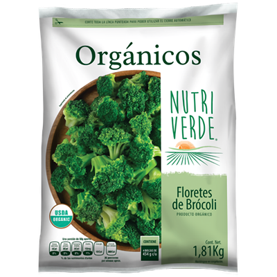 NutriVerde Organic Broccoli Floretes 1.81kg