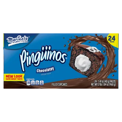 Marinela Pinguinos Chocolate Cakes 24 pieces