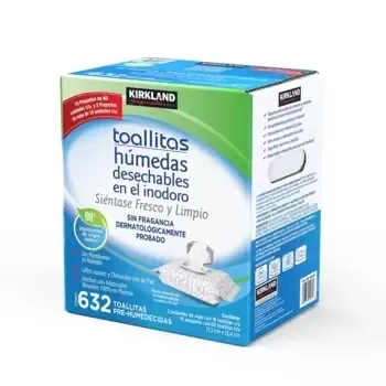 Kirkland Flushable Wipes (632 towels)  *