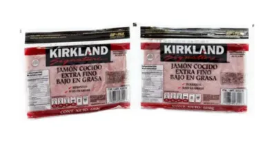 Kirkland Extra Fine Sliced Ham  - 2 packs of 680g each