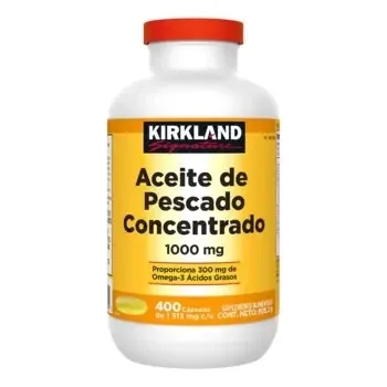 Kirkland Fish Oil w/Omega 3 (400 caps).  *