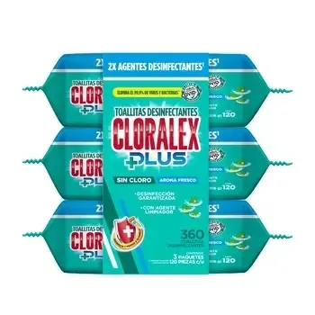 Cloralex Disinfecting Wipes (360pz.)    *