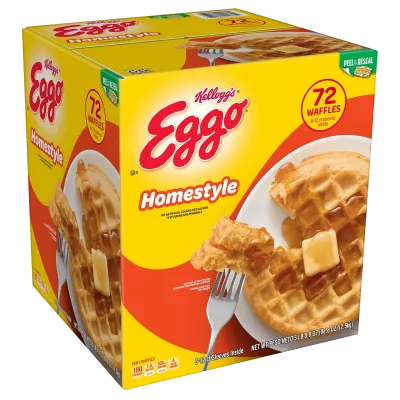Kellogg's Eggo Waffles (72 pieces)