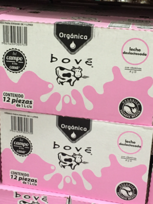 Bove Organic Milk Free Lactose (12 Pack)