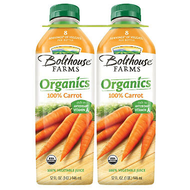 Bolthouse Farms Organic Carrot Juice (2 pk)