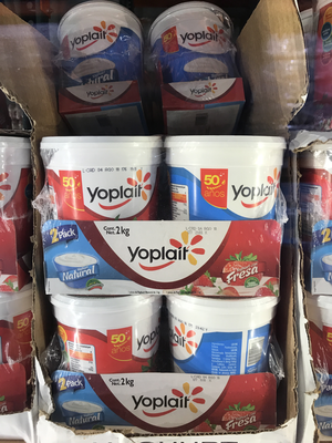 Yoplait Natural-Strawberry Yogurt - 2 tubs