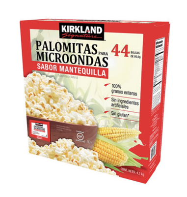 Kirkland Microwave Popcorn with butter - 44 packets
