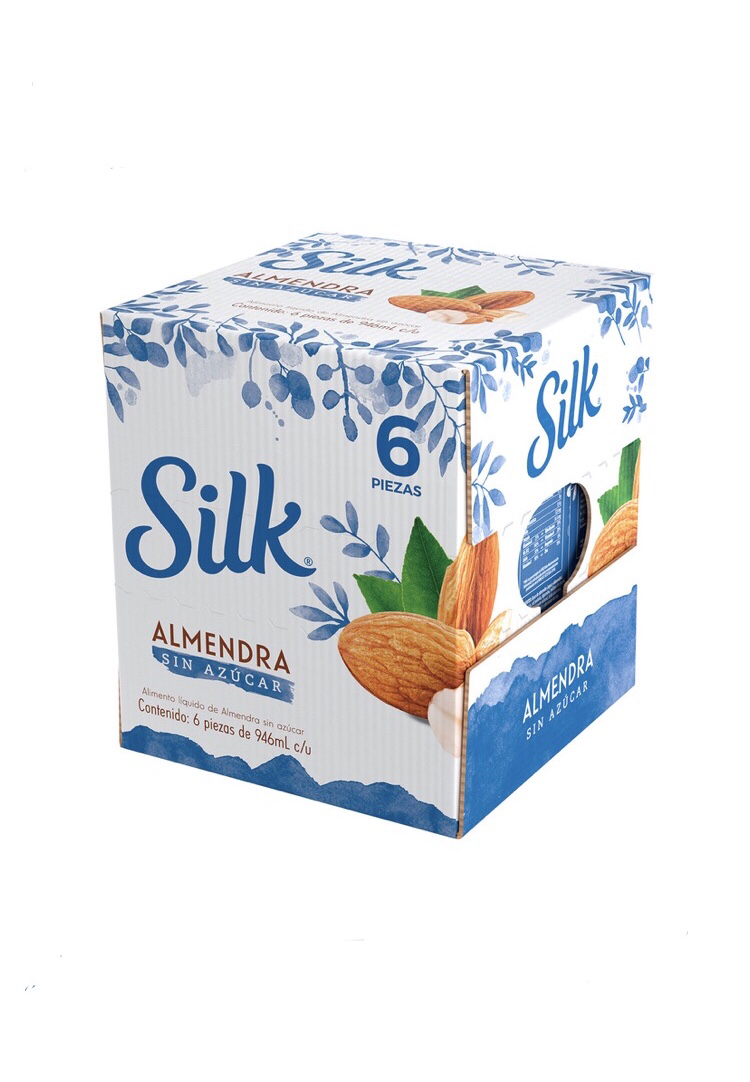 Silk Almond Milk - Unsweetened 6/1L