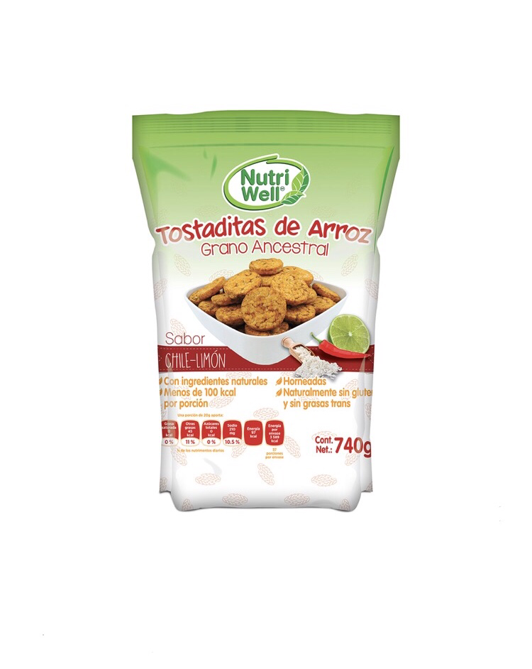 Nutri Well Tostadas of Rice w/Chili &amp; Limon