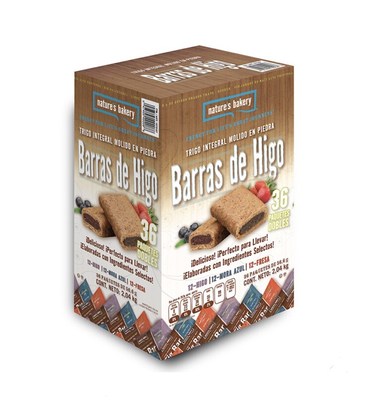 Nature&#39;s Bakery Fig Bars - 36 pcs