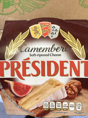 President Camembert Cheese 2/226g