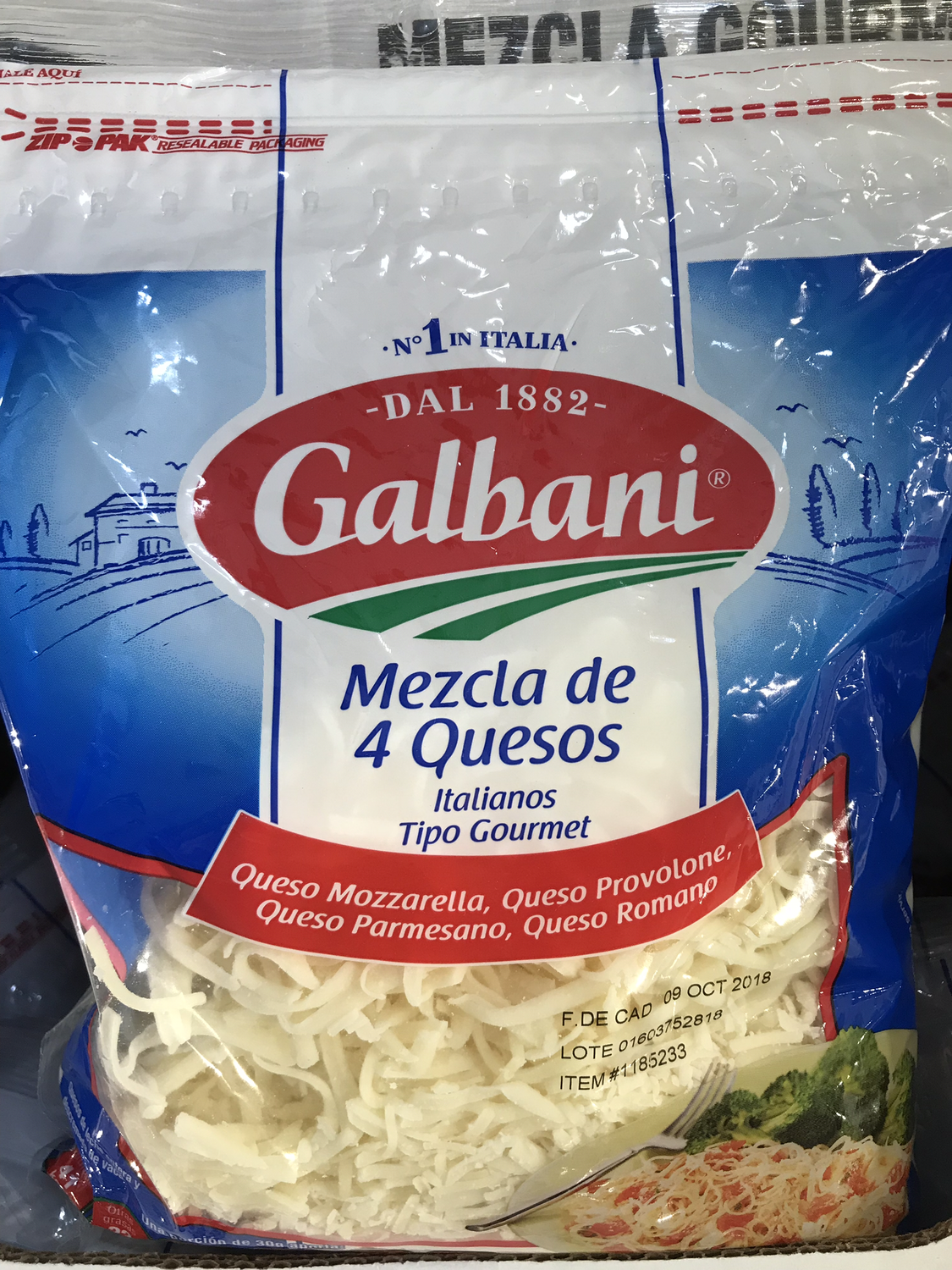 Galbani Italian 4-Cheese Mixture 907g