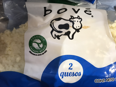 Bové Organic shredded cheese 1kg