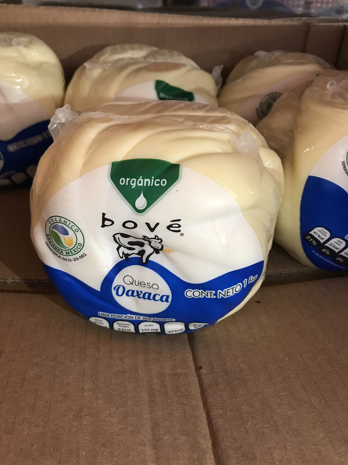 Bové Organic Oaxaca Cheese 1kg 