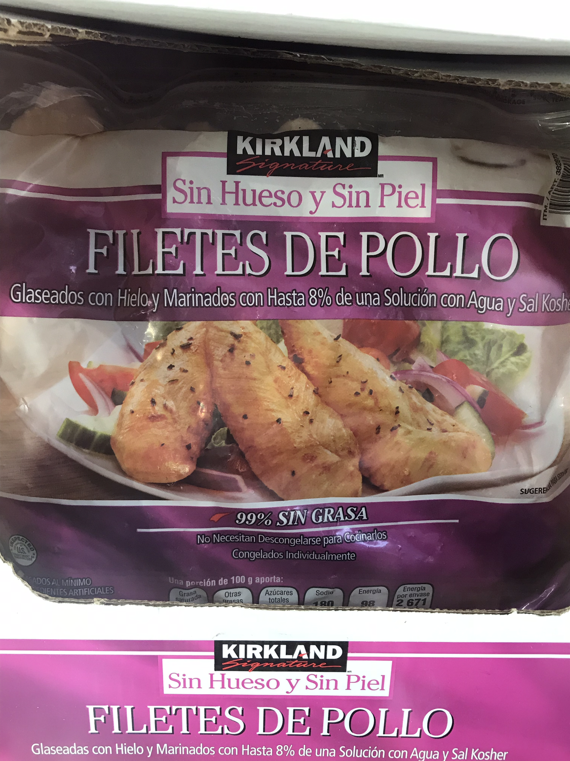 Kirkland Frozen Chicken Filete 2.73kg