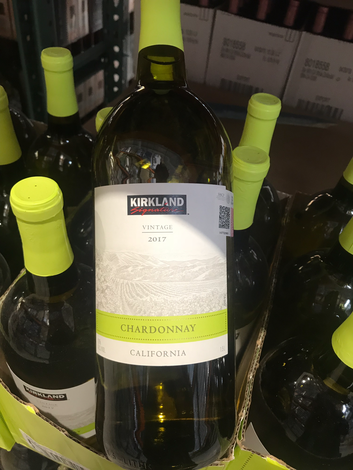 Kirkland Chardonnay white wine *