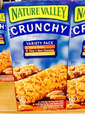Nature Valley Crunchy - Variety Pack (Peanut Butter, Oats 'n Dark Chocolate, Roasted Almond)