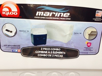 Igloo Cooler Combo Marine 2 coolers (51L & 11 L)   #
