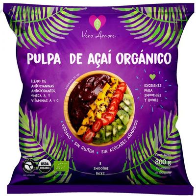 Vero Amore Acai Pulp Organic (Frozen) 800g