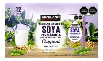 Kirkland Soy Milk Organic - 12 cartons/1L