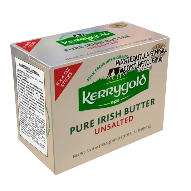 Kerrygold Unsalted Irish Butter (6 sticks)
