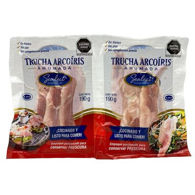 Sealect Smoked Trout 2 pack/190g