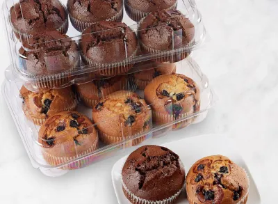 Kirkland Fresh Assorted Muffins (Vanilla, Chocolate &amp; Blueberry) 12pz