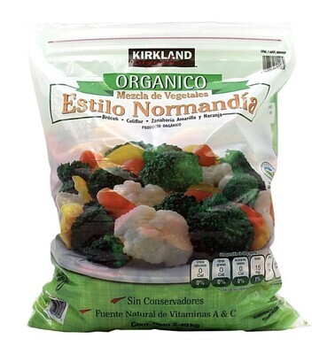 Kirkland Mixed Organic Normandy Vegetables (Frozen) 2.49kg