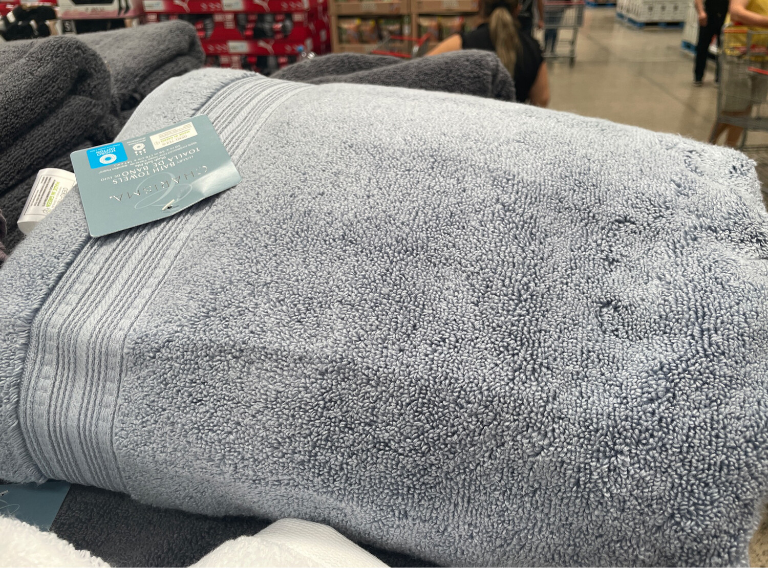 Charisma Bath Towel - Blue 30in x 58in