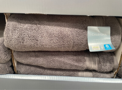 Charisma Bath Towel - Grey 30in x 58in
