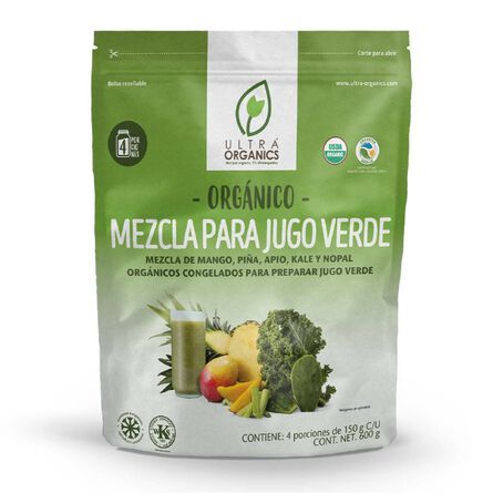Ultra Organics Green Juice Mix (Frozen) 1.35kg