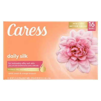Caress Daily Silk Body Soap - 16 bars