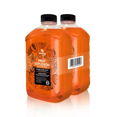 Beauty Soft Antibacterial Liquid Hand Soap - Fruit Explosion - 2pk