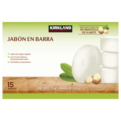 Kirkland Soap Bars w/ Shea Butter (15 bars)