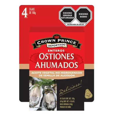 Crown Prince Smoked Oysters 4pck (106g each)