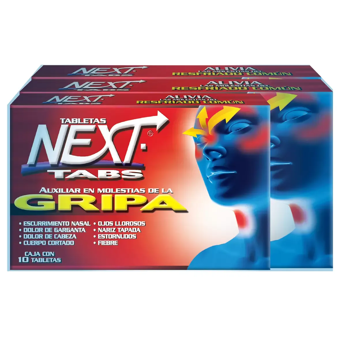 Next Tablets Cold/Flu Medicine - 50 tablets