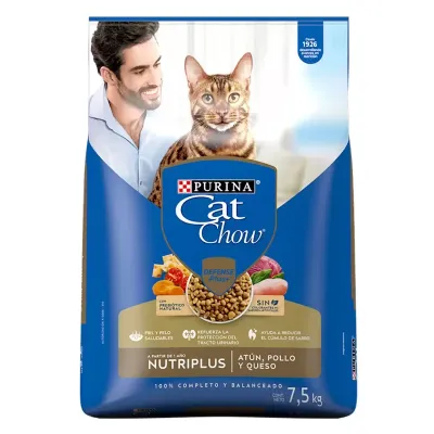 Purina Cat Chow for Adults (Tuna, Chicken &amp; Cheese) 9kg #