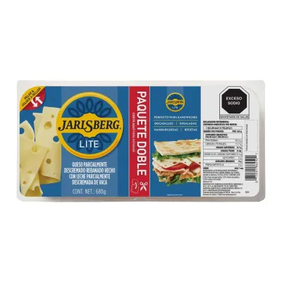 Jarlsburg Low-Fat Sliced Swiss Cheese 453g/2pk