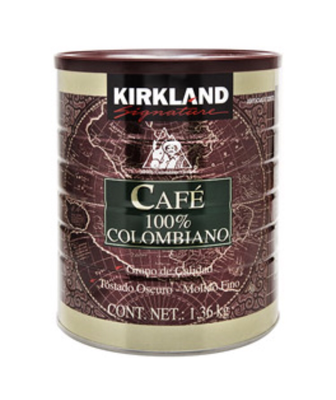 Kirkland 100% Colombian Coffee 1.36kg