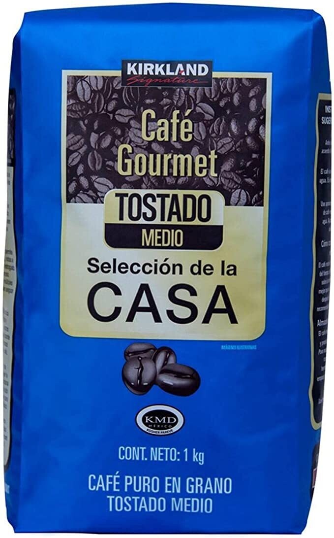 Kirkland Gourmet Medium Roast Coffee - Whole Beans -1kg