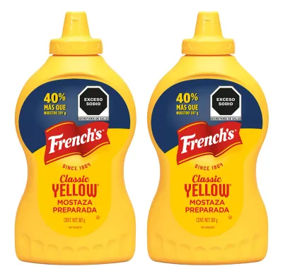 French's Yellow Mustard 567gr/2 pk