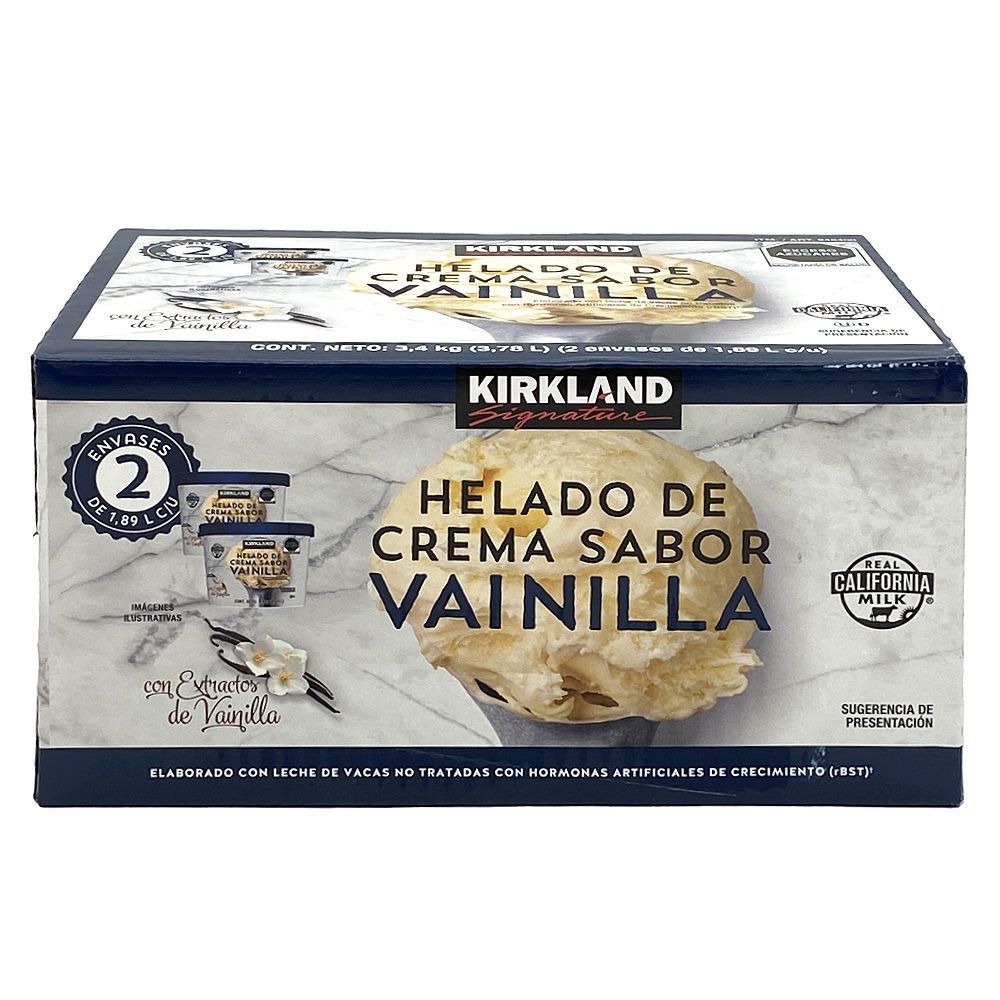 Kirkland Vanilla Ice Cream - 1.89L/2 tubs