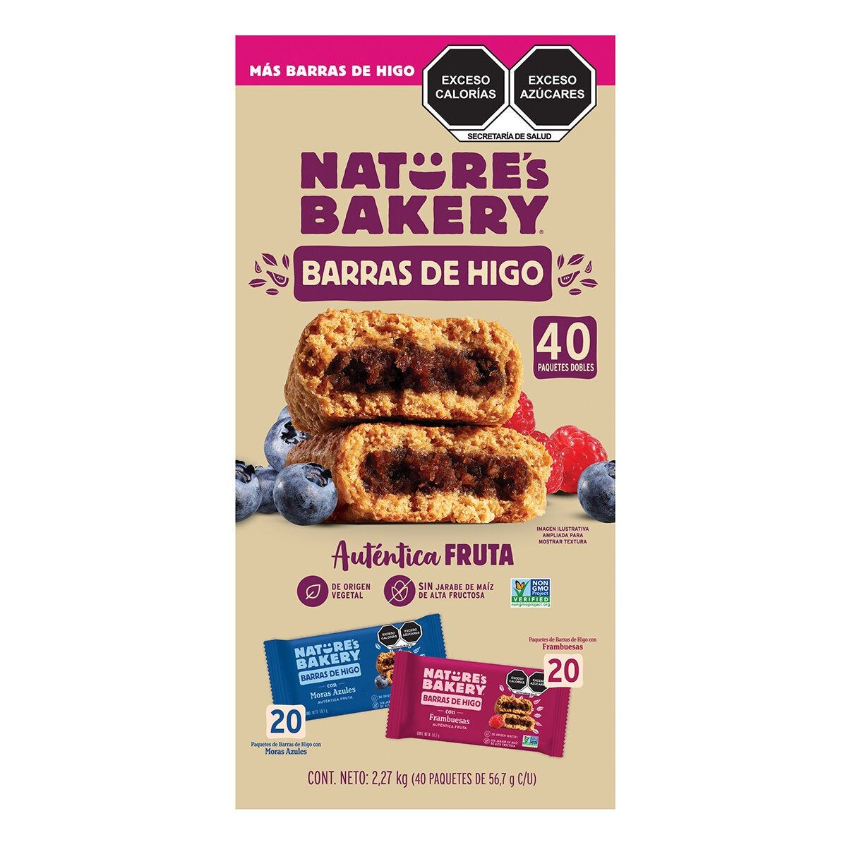 Nature's Bakery Fig Bars - 40pzas