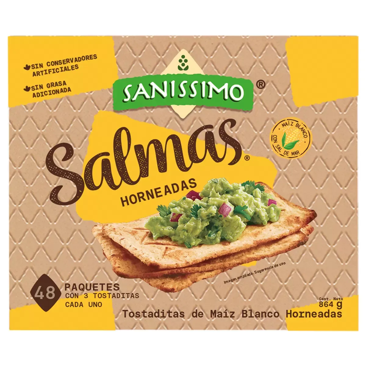 Sanissimo Salmas Baked Crackers 48pk