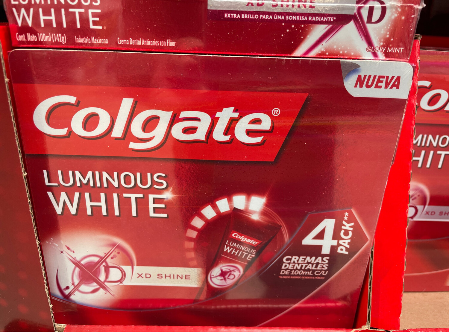 Colgate Luminous White Toothpaste (4 boxes)